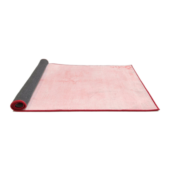 Solid Red Modern Area Rugs
