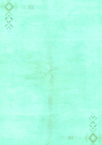 Solid Turquoise Modern Rug, abs1908turq