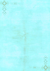 Solid Light Blue Modern Rug, abs1908lblu