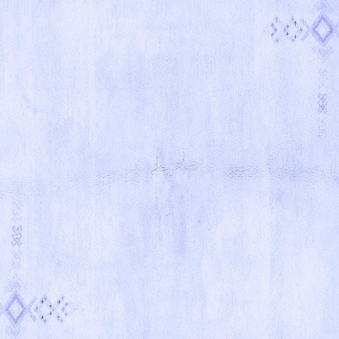 Square Solid Blue Modern Rug, abs1908blu