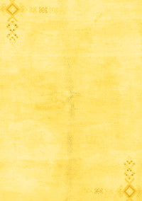 Solid Yellow Modern Rug, abs1908yw