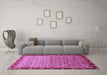 Machine Washable Abstract Purple Modern Area Rugs in a Living Room, wshabs1909pur