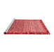 Modern Red Washable Rugs