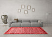 Modern Red Washable Rugs