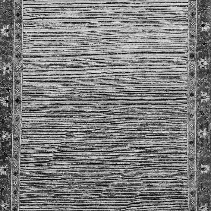 Machine Washable Abstract Gray Modern Rug, wshabs1909gry