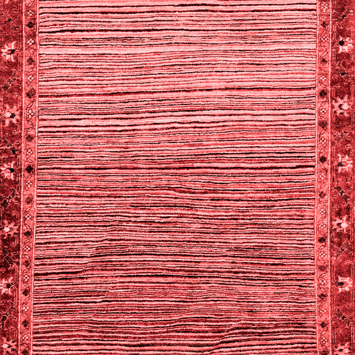 Machine Washable Abstract Red Modern Rug, wshabs1909red