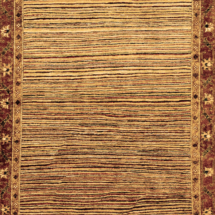 Machine Washable Abstract Brown Modern Rug, wshabs1909brn