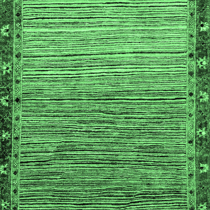 Machine Washable Abstract Emerald Green Modern Area Rugs, wshabs1909emgrn