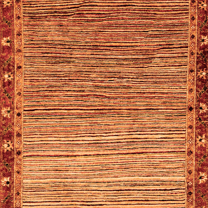 Machine Washable Abstract Orange Modern Area Rugs, wshabs1909org