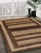 Machine Washable Abstract Red Brown Rug in a Family Room, wshabs190