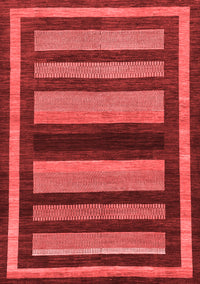 Abstract Red Modern Rug, abs190red