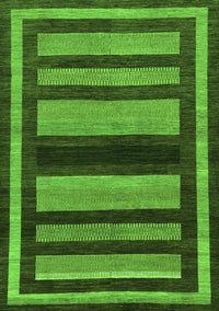 Abstract Green Modern Rug, abs190grn