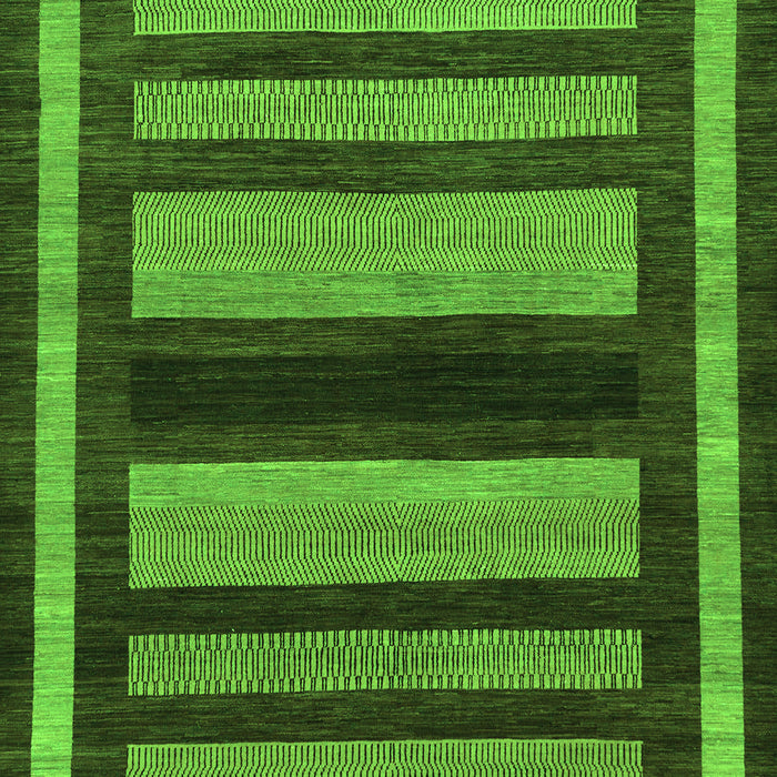 Abstract Green Modern Rug, abs190grn