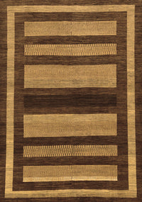 Abstract Brown Modern Rug, abs190brn