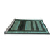 Sideview of Machine Washable Abstract Light Blue Modern Rug, wshabs190lblu