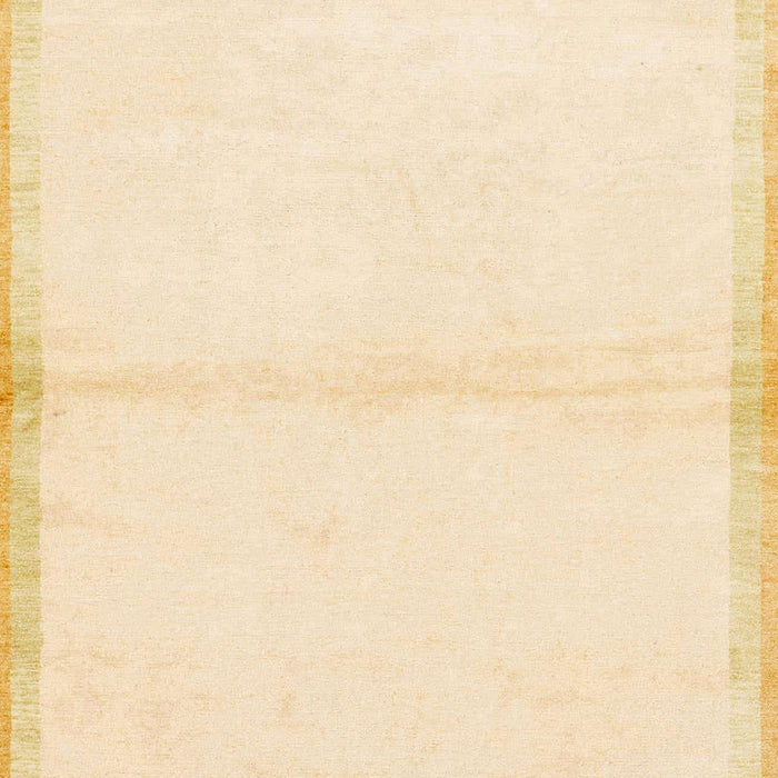 Machine Washable Abstract Yellow Rug, wshabs1910