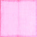 Square Solid Pink Modern Rug, abs1910pnk