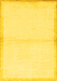 Solid Yellow Modern Rug, abs1910yw