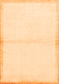 Solid Orange Modern Rug, abs1910org