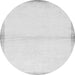 Round Solid Gray Modern Rug, abs1910gry