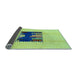 Sideview of Abstract Light Blue Modern Rug, abs1911lblu