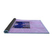 Sideview of Abstract Blue Modern Rug, abs1911blu