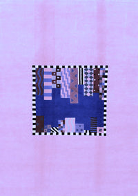 Abstract Blue Modern Rug, abs1911blu