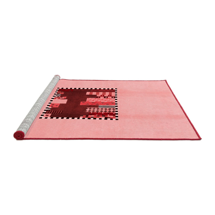Modern Red Washable Rugs