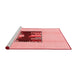 Modern Red Washable Rugs