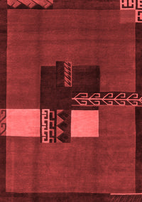 Abstract Red Modern Rug, abs1912red