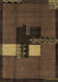 Abstract Brown Modern Rug, abs1912brn