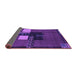 Sideview of Abstract Purple Modern Rug, abs1912pur