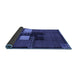 Sideview of Abstract Blue Modern Rug, abs1912blu