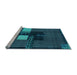 Sideview of Machine Washable Abstract Light Blue Modern Rug, wshabs1912lblu