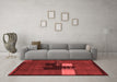 Modern Red Washable Rugs