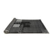 Sideview of Abstract Gray Modern Rug, abs1912gry