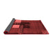 Abstract Red Modern Area Rugs