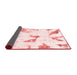 Abstract Red Modern Area Rugs