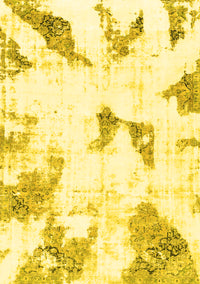 Abstract Yellow Modern Rug, abs1913yw