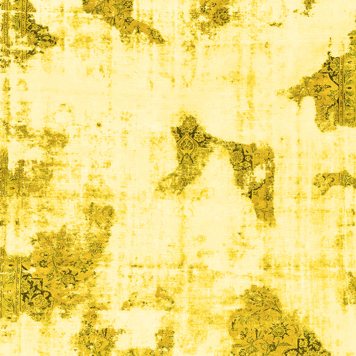 Abstract Yellow Modern Rug, abs1913yw