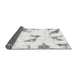 Sideview of Abstract Gray Modern Rug, abs1913gry