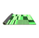 Sideview of Abstract Green Modern Rug, abs1914grn