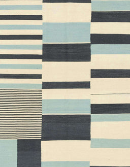 Abstract Vanilla Gold Modern Rug, abs1914