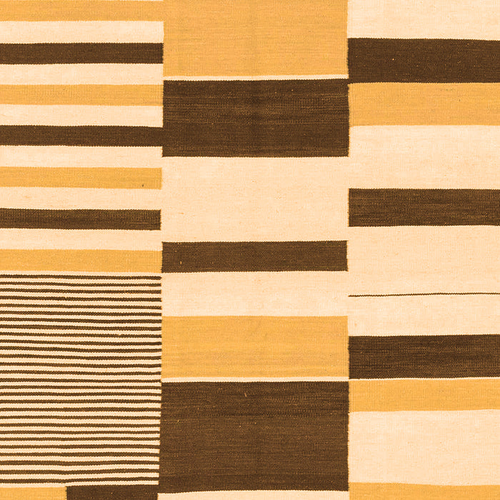 Machine Washable Abstract Orange Modern Area Rugs, wshabs1914org