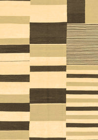 Abstract Brown Modern Rug, abs1914brn