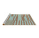 Sideview of Machine Washable Abstract Orange Brown Rug, wshabs1915