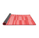 Abstract Red Modern Area Rugs