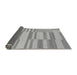 Sideview of Abstract Gray Modern Rug, abs1915gry