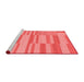 Modern Red Washable Rugs