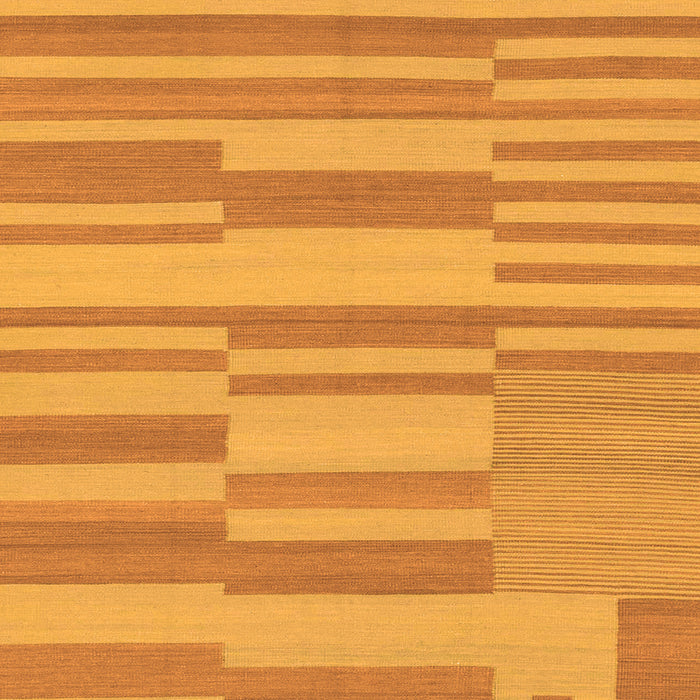 Square Abstract Orange Modern Rug, abs1915org